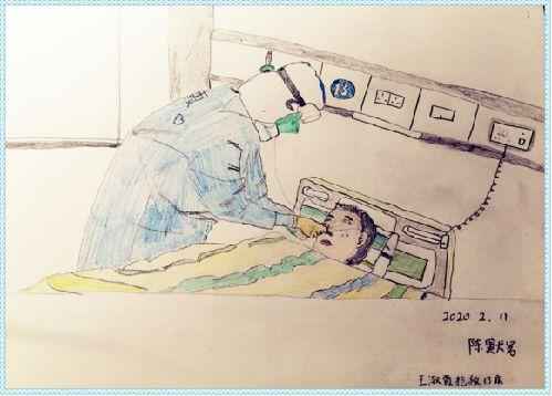 这位护士的手绘“援汉日历”火了!