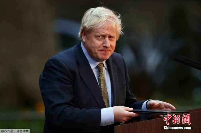 资料图:英国首相鲍里斯·约翰逊。 英首相发言人回应英欧贸易谈判问题:将设定合作目标